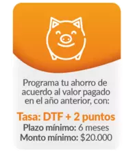 Programa tu ahorro