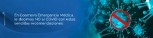 En Coomeva Emergencia Médica le decimos No al Covid