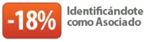18 % de descuento identificándote como asociado