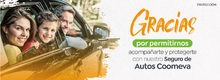 Gracias por permitirnos acompañarte y protegerte con nuestro seguro de Autos Coomeva