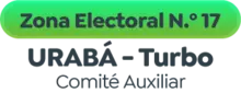 ZONA ELECTORAL No. 17 URABÁ-TURBO 