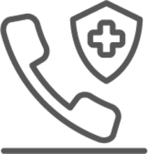 Asistencia médica telefónica o virtual
