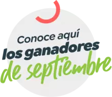 Conoce aquí a los ganadores de septiembre