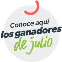 Conoce aquí a los ganadores de julio