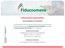 Horarios fin de año